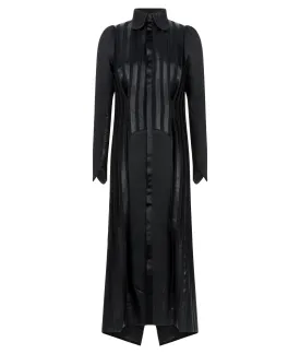 160101B -Black Belted Coat