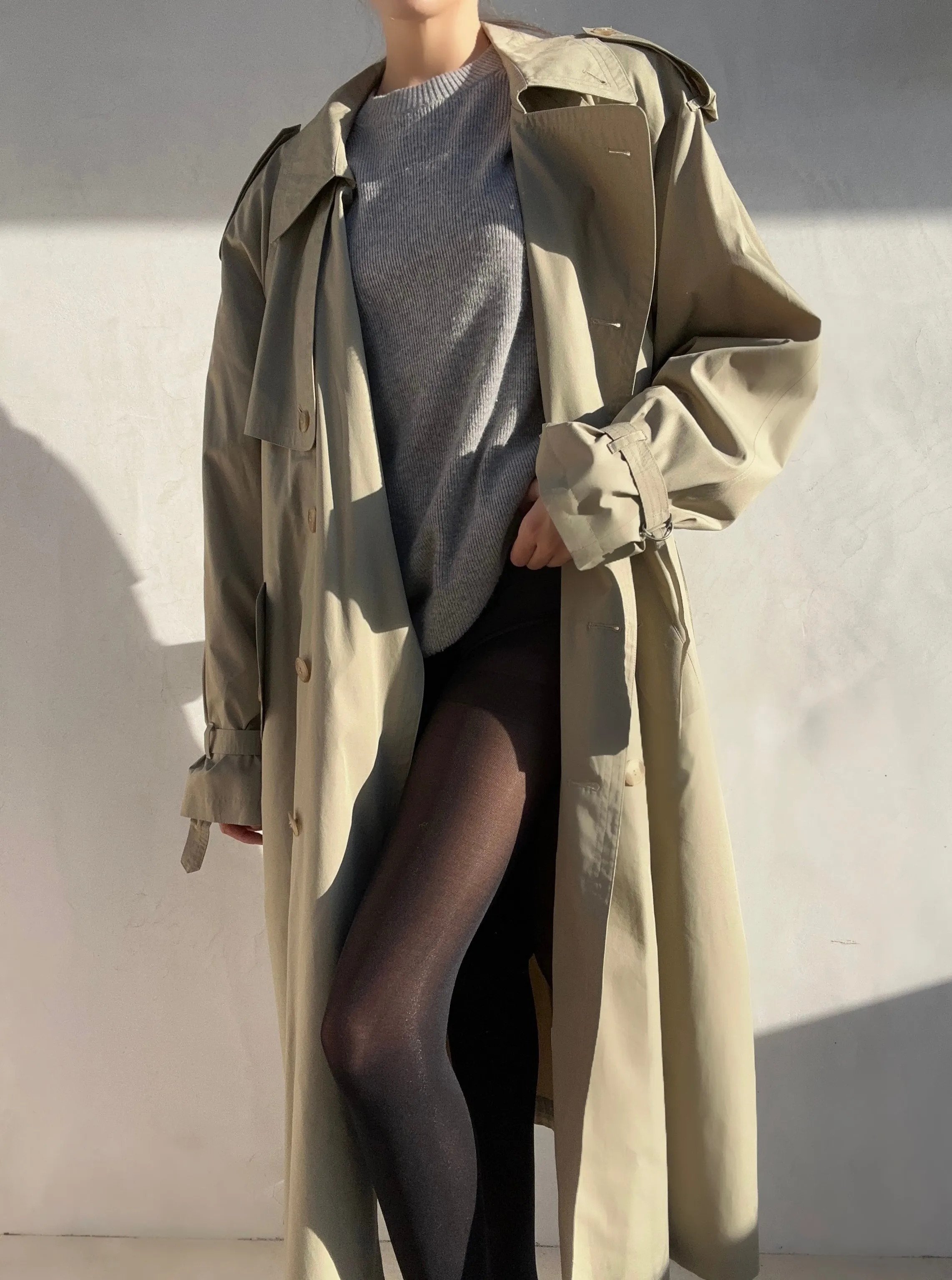 1980s Yves Saint Laurent  Trench Coat