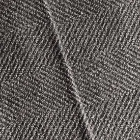 3 1/8 YD PC - Shaded Gray Herringbone Home Decorating Fabric