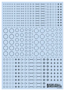 Accents Decal A Dark Gray(1pc)