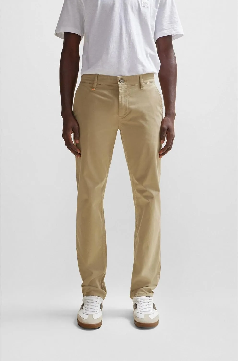 BOSS Men's Slim-fit Casual Chino Trousers