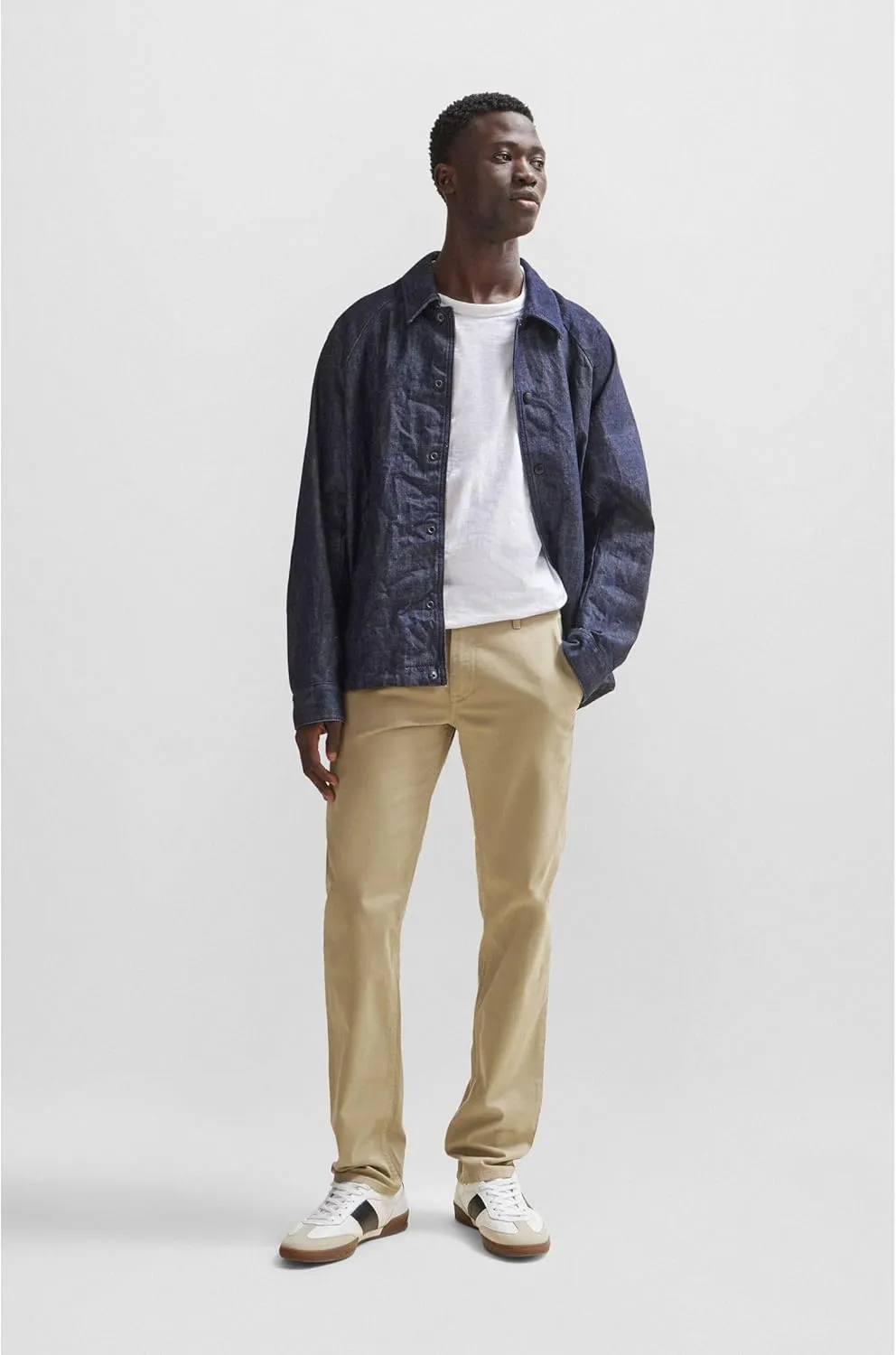 BOSS Men's Slim-fit Casual Chino Trousers