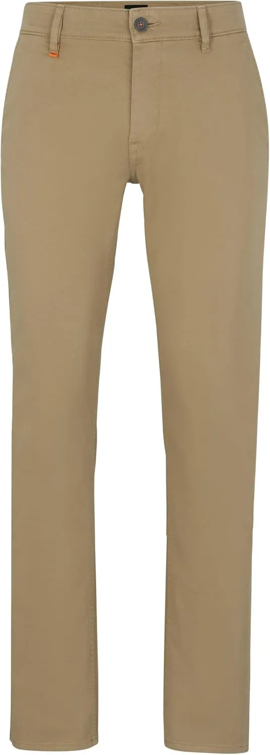 BOSS Men's Slim-fit Casual Chino Trousers