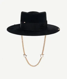 Chain Strap Gambler Hat