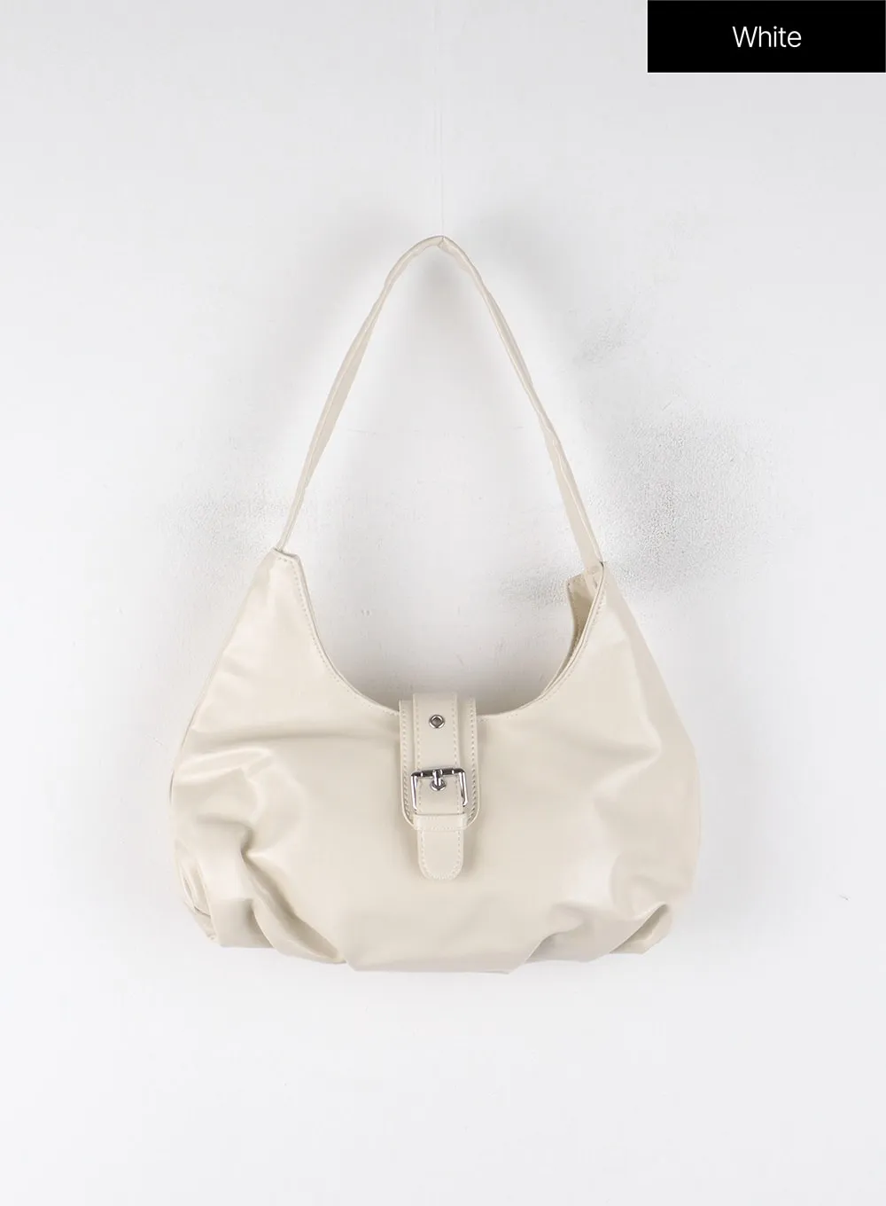 Faux Leather Belted Shoulder Bag OD327