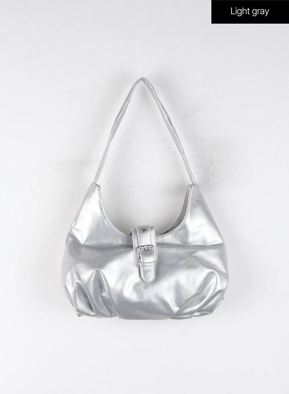 Faux Leather Belted Shoulder Bag OD327
