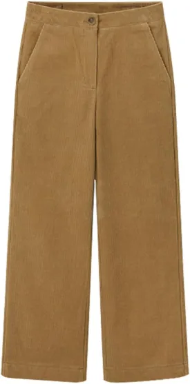 Flygo Womens Loose Corduroy Wide Leg Pant Casual Straight Leg Trousers