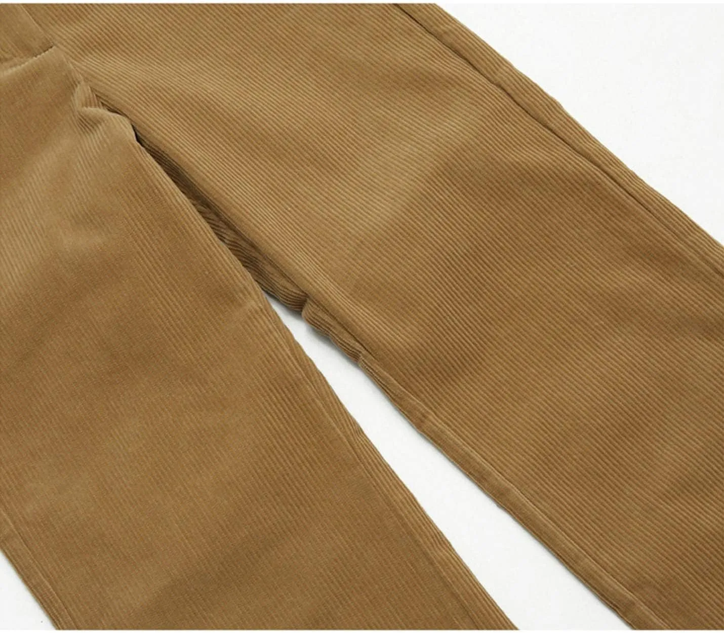 Flygo Womens Loose Corduroy Wide Leg Pant Casual Straight Leg Trousers