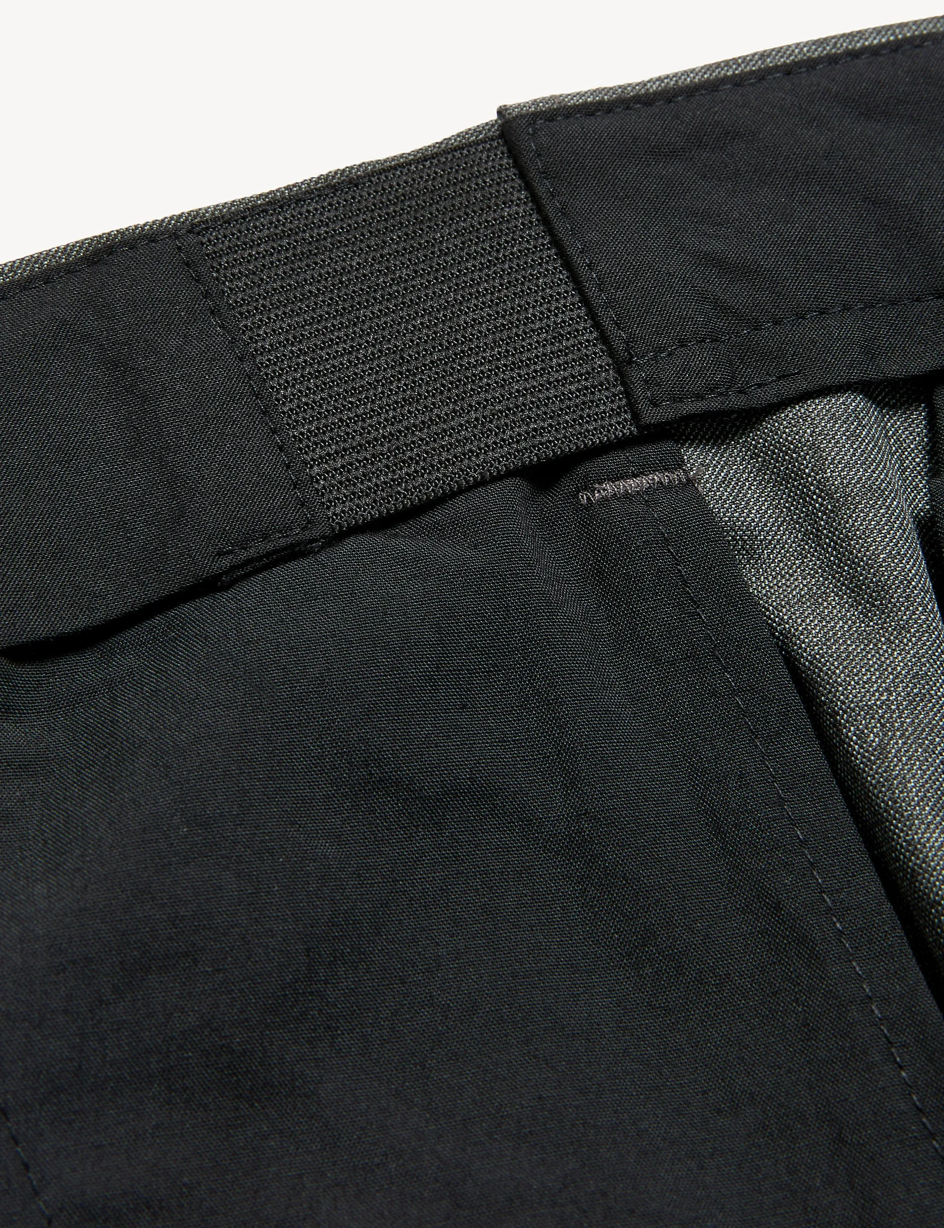 Marks & Spencer Active Waist Slim Trousers, Gray