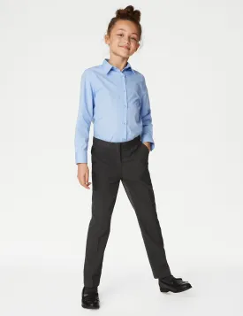 Marks & Spencer Girls' Slim Fit School Trousers (2-18 Years), Gray
