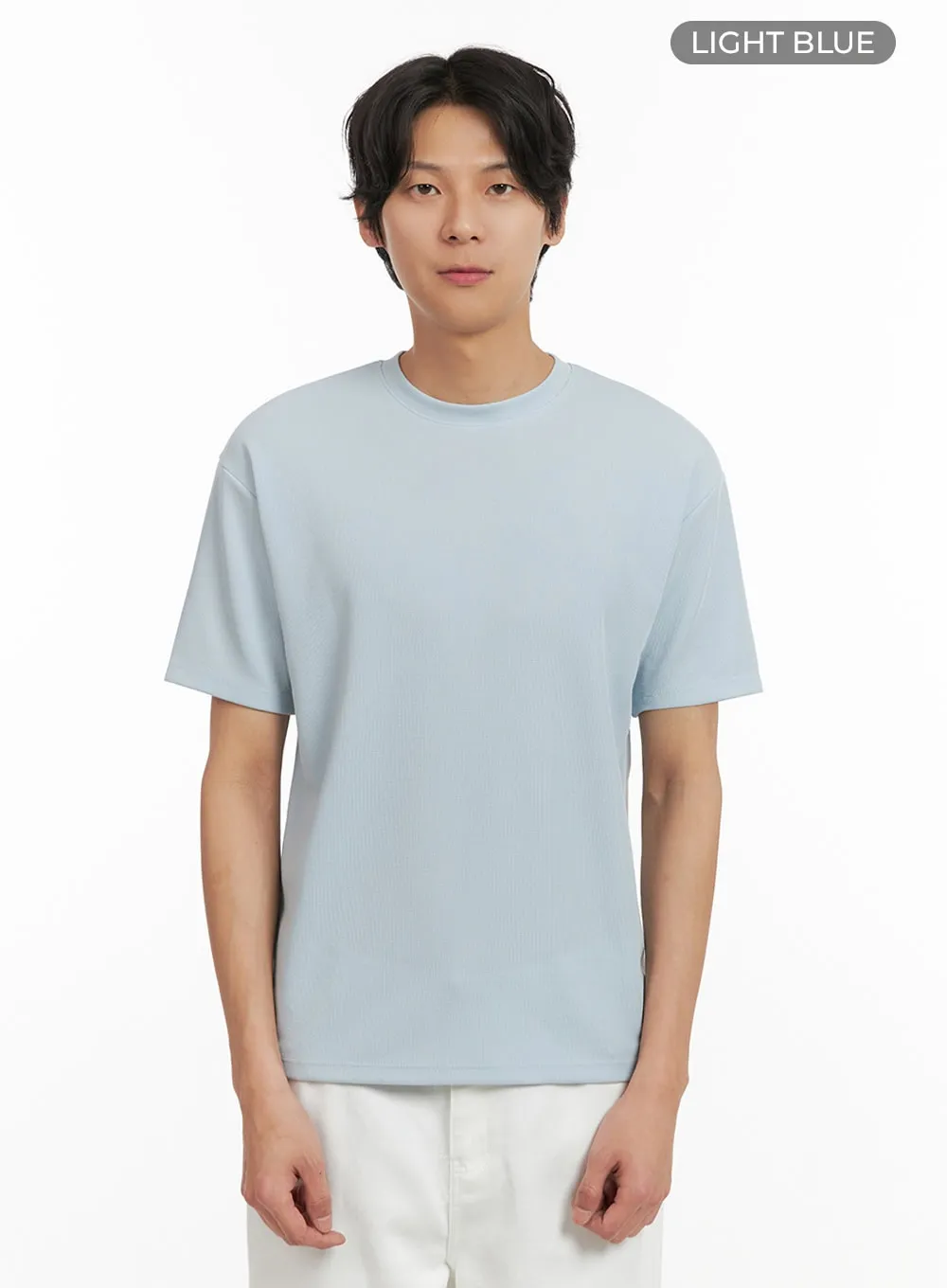 Men's Basic T-Shirt (Light Blue) IY410