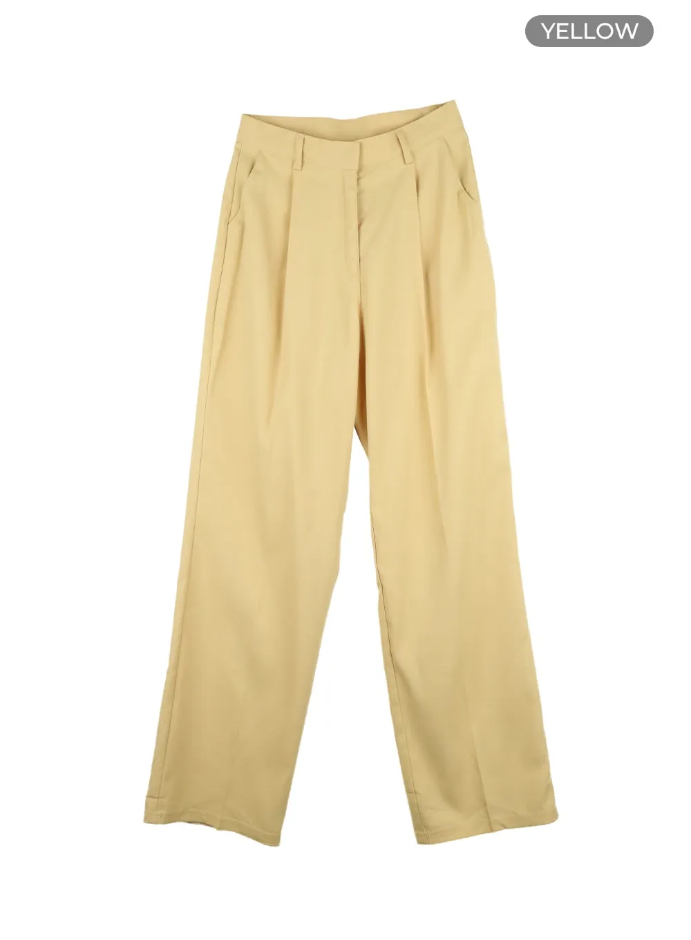 Pintuck Straight Fit Trousers OA419