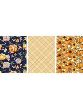 Pumpkin Patch A3 Rice Decoupage Paper