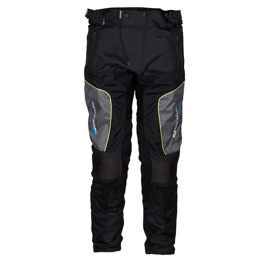 Spada Air Pro 2 Textile Trousers - Black/Silver/Fluo