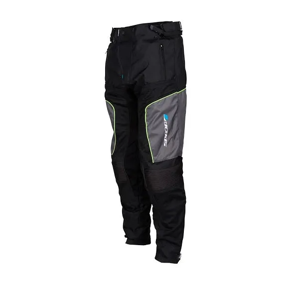 Spada Air Pro 2 Textile Trousers - Black/Silver/Fluo